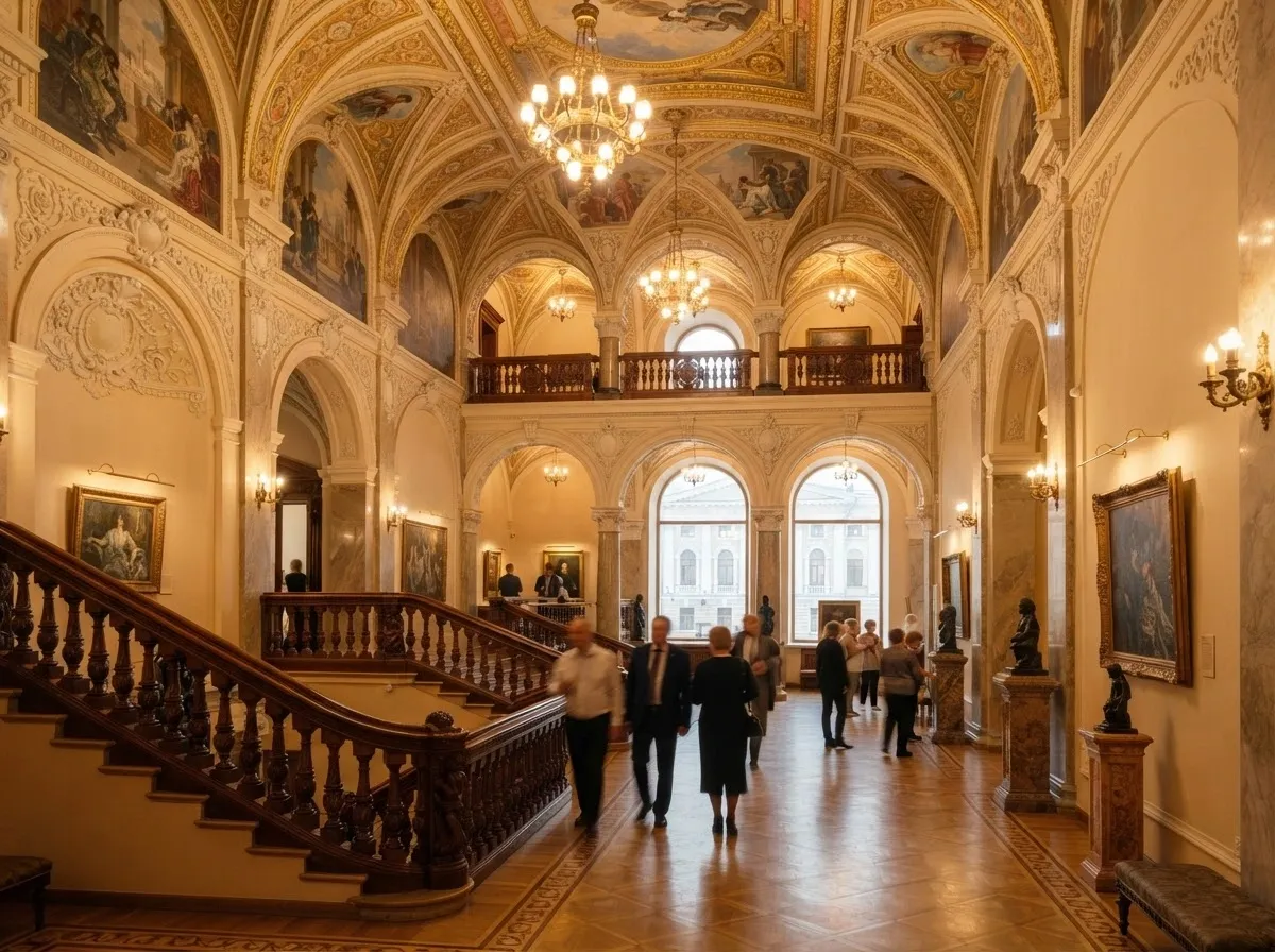 Interior of a cultural venue in Omsk