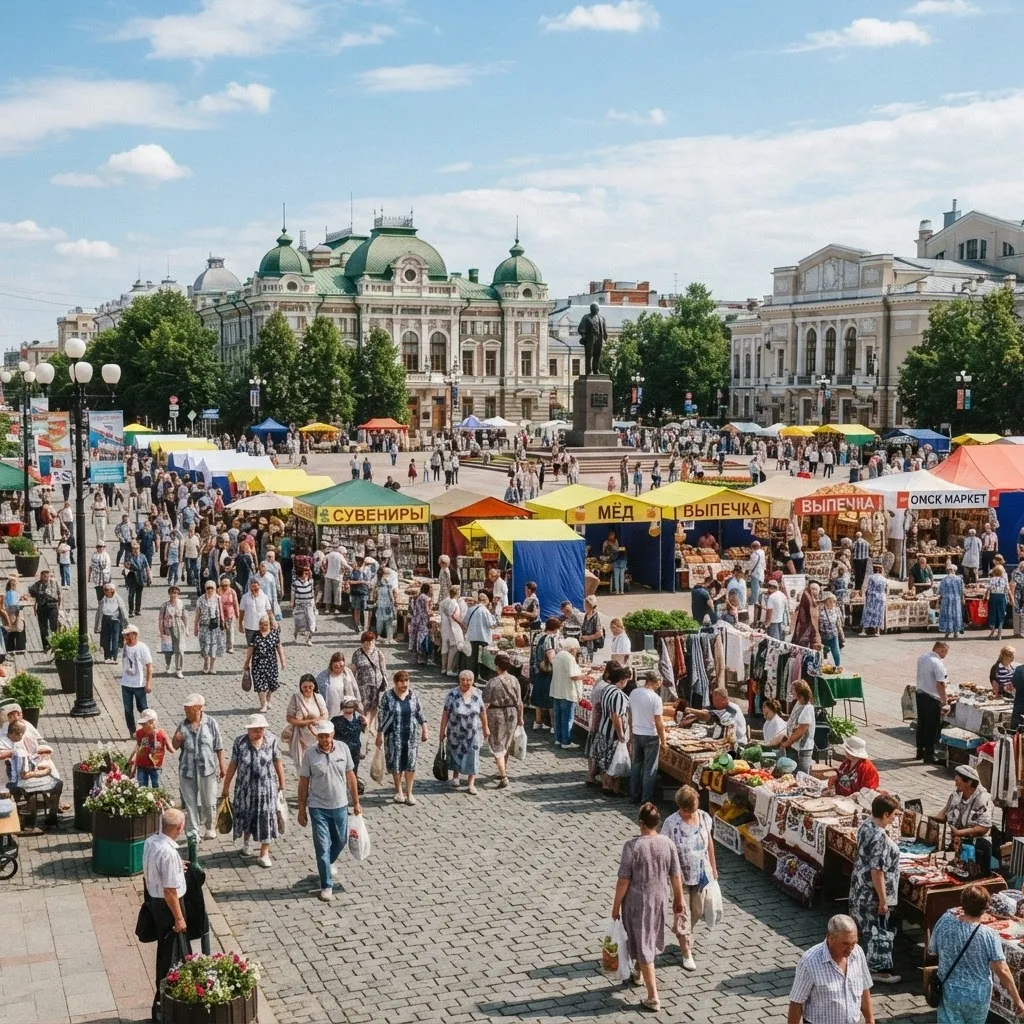 Omsk city square